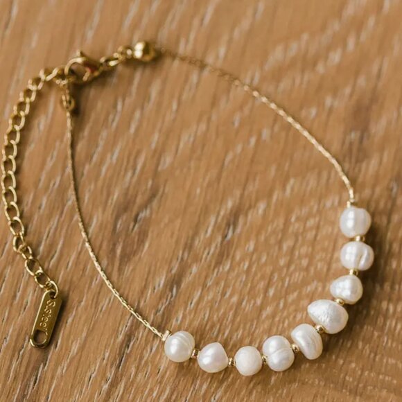 BRENDA PEARL BRACELET/NWT - Picture 1 of 6